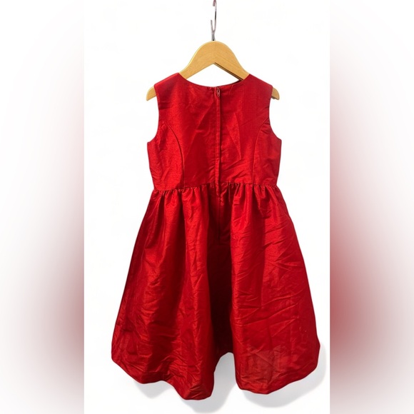 Hope & Henry girl’s Taffeta high low red dress - Picture 8 of 8